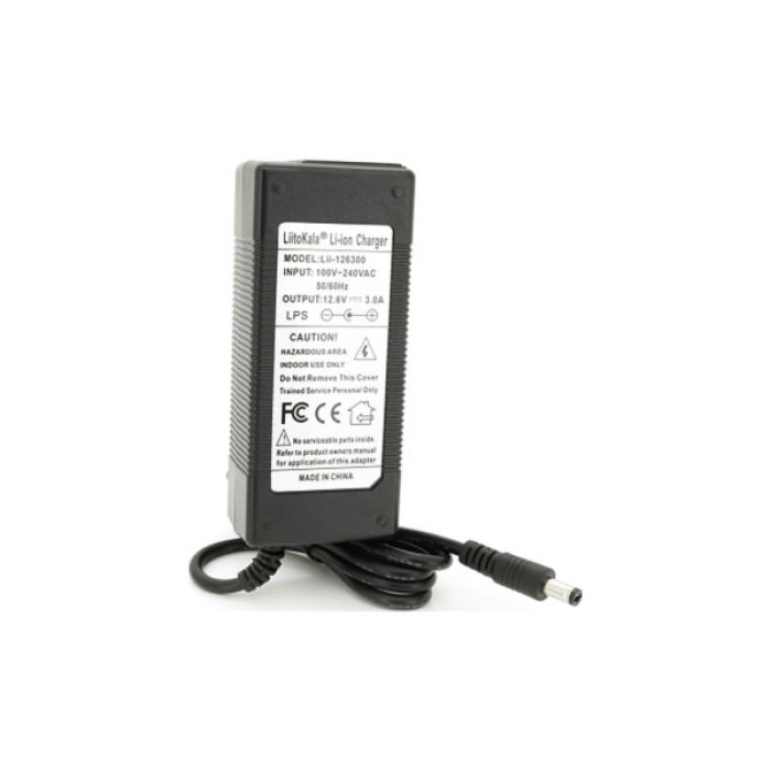 Мережевий зарядний пристрій для АКБ Liitokala Lii-126300 12.6V 3A (Lii-126300)