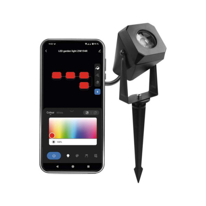 Прожектор EMOS ZIW191R 1,5 Вт RGBIC WIFI (ZIW191R)