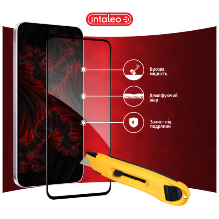 Скло захисне Intaleo Full Glue Samsung A36 Black (1283126608124)
