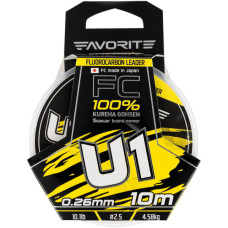 Флюорокарбон Favorite U1 FC 10m 2.5/0.26mm 10.1lb/4.58kg (1693.11.80)