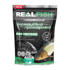 Прикормка Real Fish Silver Series Товстолоб-амур Очерет 0.9kg (809.00.38)