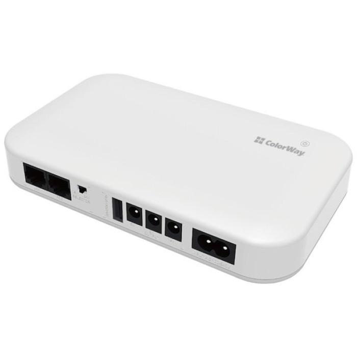 Пристрій безперебійного живлення ColorWay CW-PB100LI3WT 10000mAh 21W (CW-PB100LI3WT)
