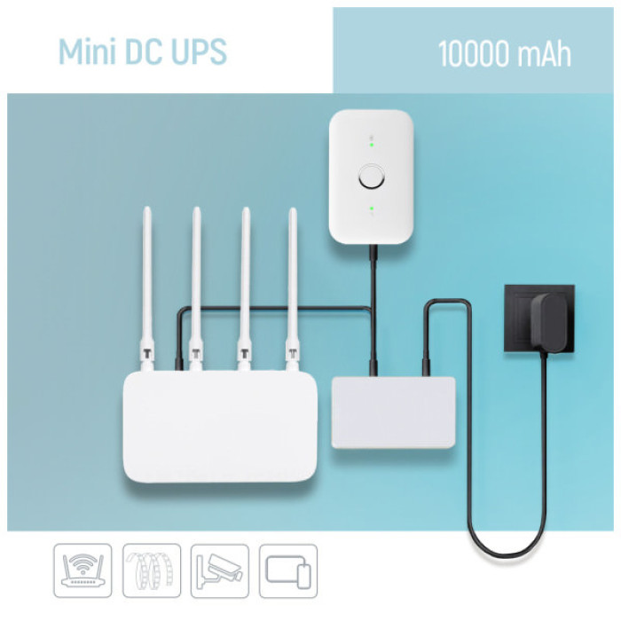 Пристрій безперебійного живлення ColorWay CW-PB100LI3WT 10000mAh 21W (CW-PB100LI3WT)