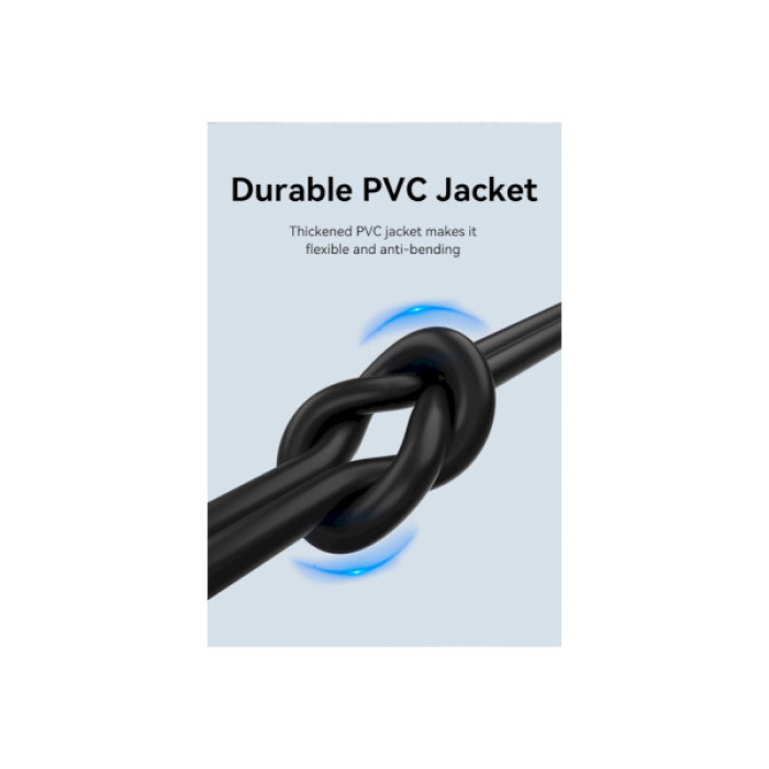 Дата кабель USB 2.0 AM to USB-C 3.0m 3.0A (18W) PVC black Vention (CTHBI)