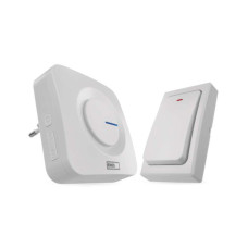 Дверний дзвінок EMOS бездротовий P5729 живлення від мережі 220В з кнопкою BATTERY-FREE (P5729)