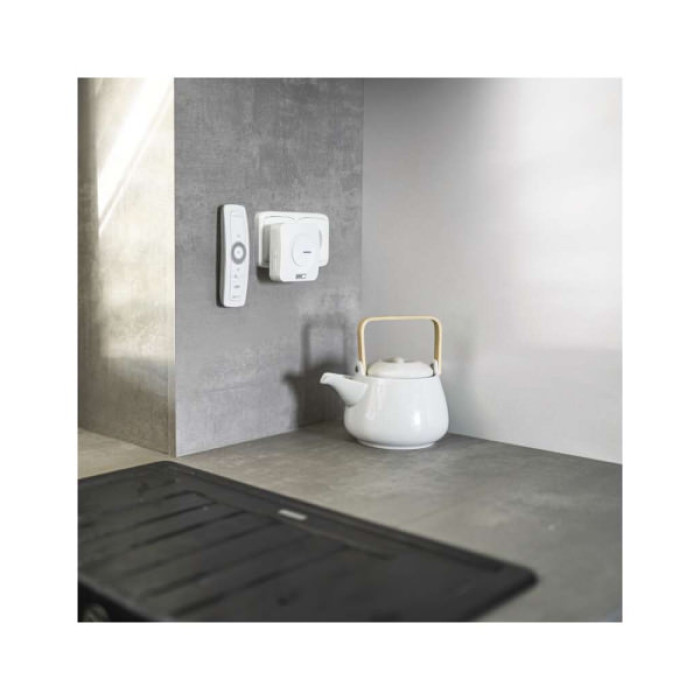 Дверний дзвінок EMOS бездротовий P5729 живлення від мережі 220В з кнопкою BATTERY-FREE (P5729)