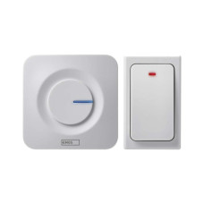 Дверний дзвінок EMOS бездротовий P5729 живлення від мережі 220В з кнопкою BATTERY-FREE (P5729)