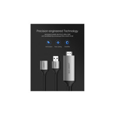 Кабель мультимедійний USB to HDMI 1.5m gray Ugreen (50291)