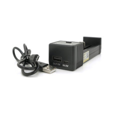 Зарядний пристрій для акумуляторів Liitokala 1 Slot, LED disp, USB, Li-ion/3.7V/3.8V, Li-Fe/3.2V, Ni-MH/1.2V (Lii-100C)