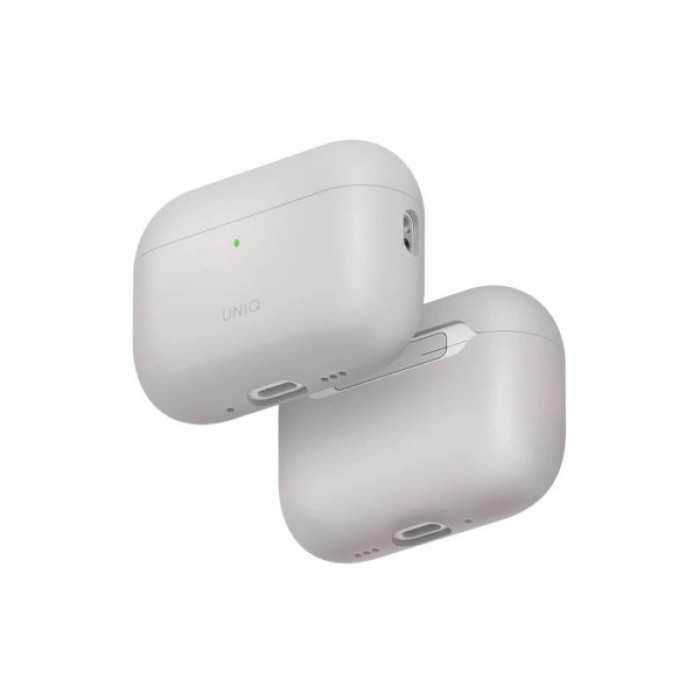 Чохол для навушників Uniq Lino для AirPods Pro 3 gen Silicone Grey (8886463696866)