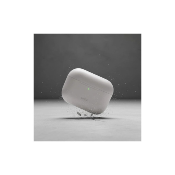 Чохол для навушників Uniq Lino для AirPods Pro 3 gen Silicone Grey (8886463696866)