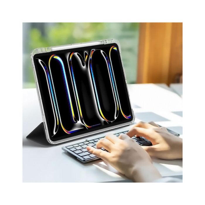 Чохол до планшета BeCover Ultra Slim Origami Transparent Apple iPad Mini 6 2021 Purple (712933)