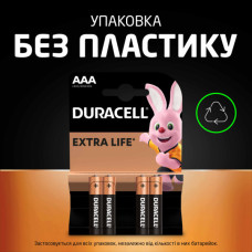 Батарейка Duracell AAA лужні 2 шт. в упаковці (5000394058170 / 81484984)