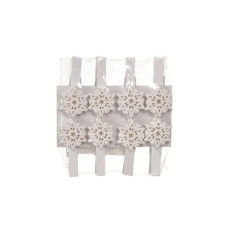 Прикраса декоративна Jumi Прищіпки Сніжинка 8 шт (5900410674165)