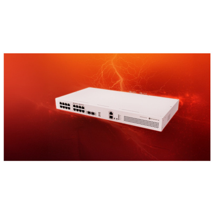 Комутатор мережевий Mikrotik CRS418-8P-8G-2S+RM