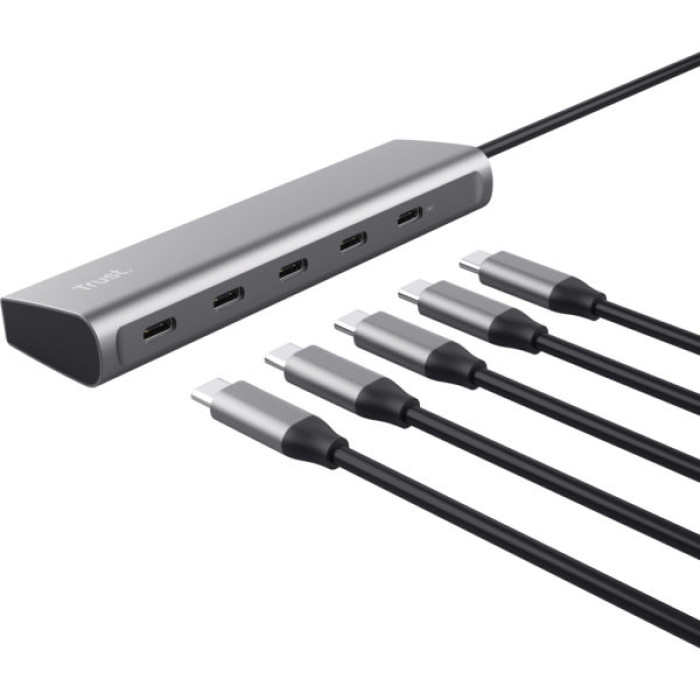 Концентратор Trust Halyx 5-Port USB-C Hub (25136)