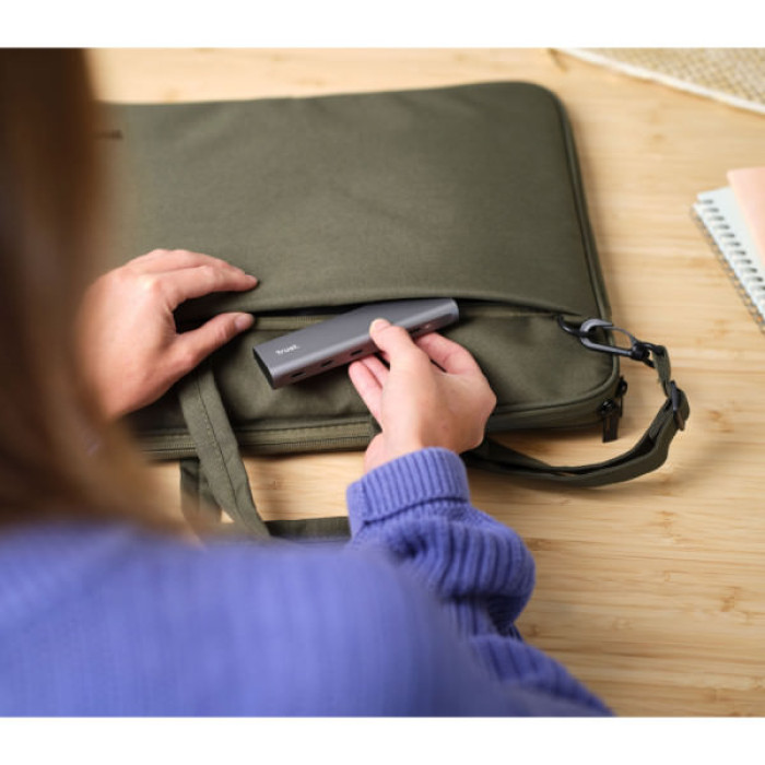 Концентратор Trust Halyx 5-Port USB-C Hub (25136)