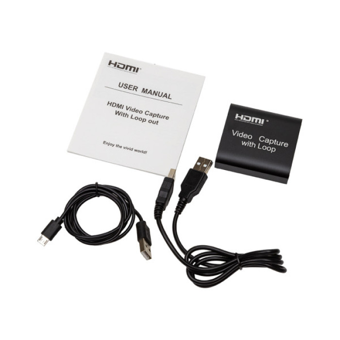 Пристрій захоплення відео PowerPlant HDVC3 HDMI 4k/30hz (CA914142)