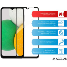 Скло захисне ACCLAB Full Glue Samsung A03 Core Black (1283126519093)