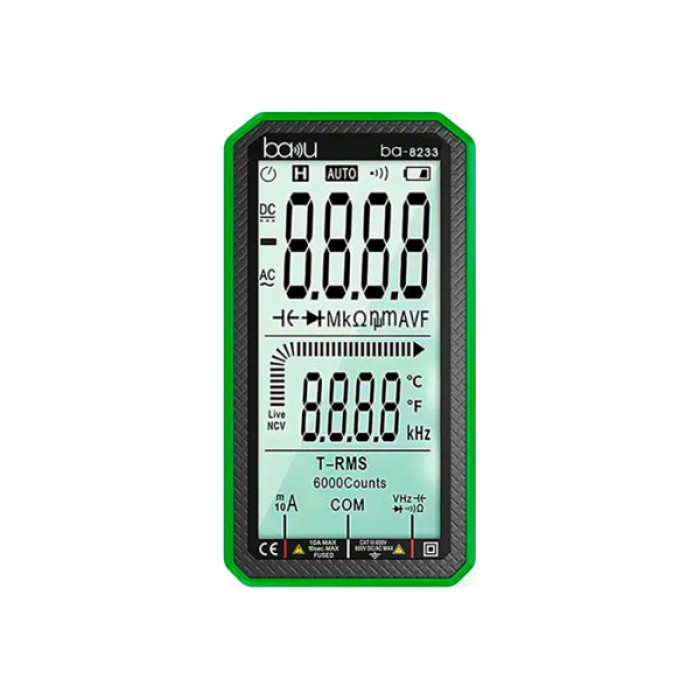 Цифровий мультиметр Baku BA-8233 V, A, R, C, F (BA-8233)