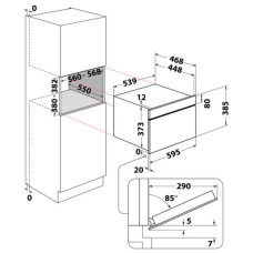 Мікрохвильова піч Whirlpool WMD44MB