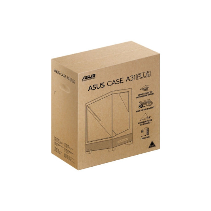 Корпус ASUS A31 Plus Black Tempered Glass (90DC00R0-B19000)