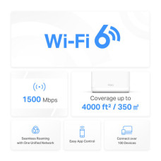 Точка доступу Wi-Fi Mercusys HALO-H60X-2-PACK