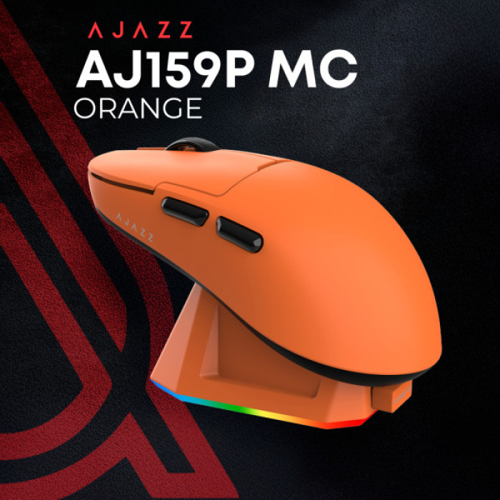 Мишка Ajazz AJ159P MC Wireless/Bluetooth/USB Charging Dock Orange (AJ159P-MC-Orange)