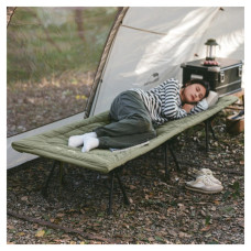 Туристичний килимок Naturehike для розкладного ліжка CNK2300DZ022, 190х67 см, темно-зелений (6976507668316)