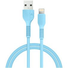 Дата кабель USB 2.0 AM to Lightning 1.2m Blue ACCLAB (1283126518188)