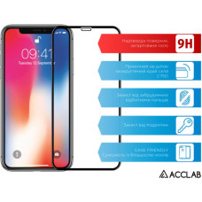 Скло захисне ACCLAB Full Glue ESD Apple Iphone XR/11 Black (1283126532146)