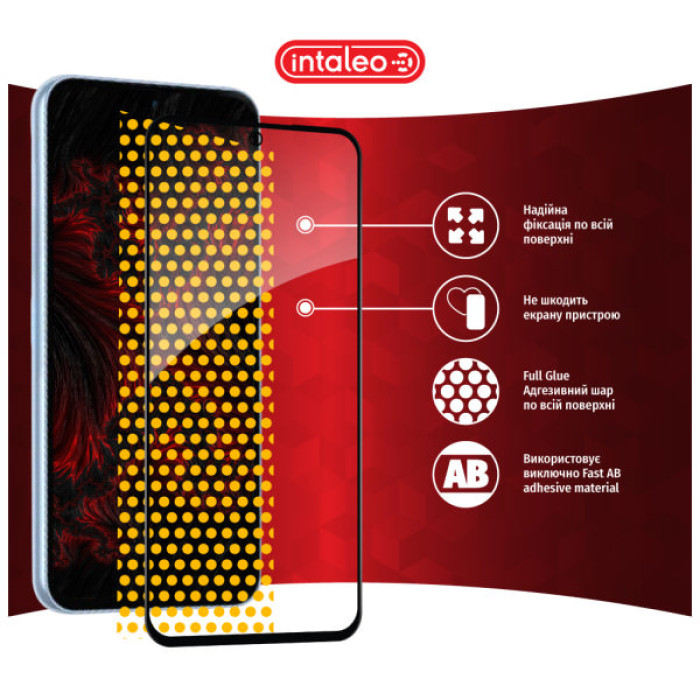 Скло захисне Intaleo Full Glue Samsung A54 5G Black (1283126559891)