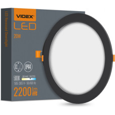Світильник Videx 20W 5000K Black (VL-DLBR-205B)