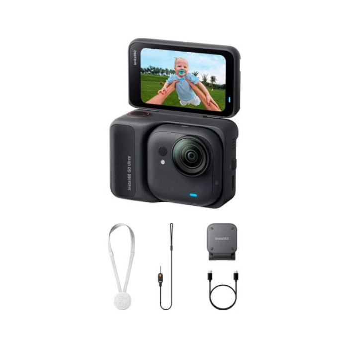 Екшн-камера Insta360 GO Ultra Standard Edition Midnight Black (6977644761045)