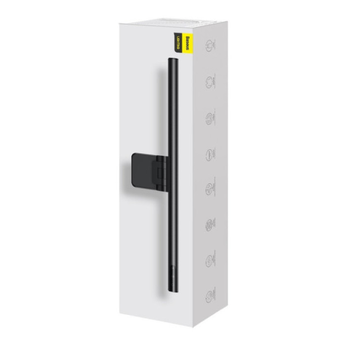 Настільна лампа Baseus на монітор i-wok Series USB Asymmetric Light Source Screen Hanging Light (Youth) Black (DGIWK-B01)