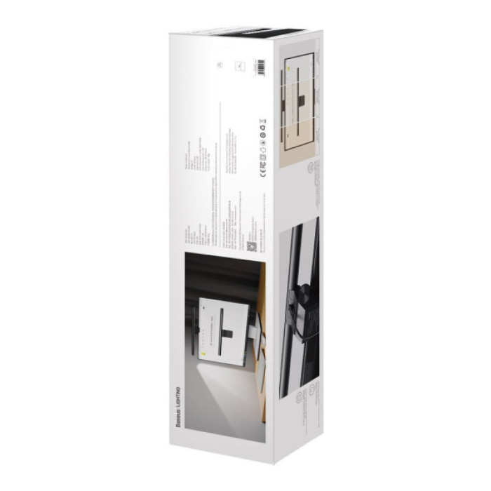 Настільна лампа Baseus на монітор i-wok Series USB Asymmetric Light Source Screen Hanging Light (Youth) Black (DGIWK-B01)