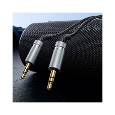 Кабель мультимедійний 3.5mm M to 3.5mm M 3.0m Black HOCO (6942007631235)