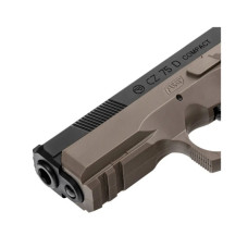 Страйкбольний пістолет ASG CZ 75D Compact FDE Spring (18603)