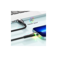 Дата кабель USB 2.0 AM to Lightning 1.0m 2.4A black Essager (EXCL-XCD01)