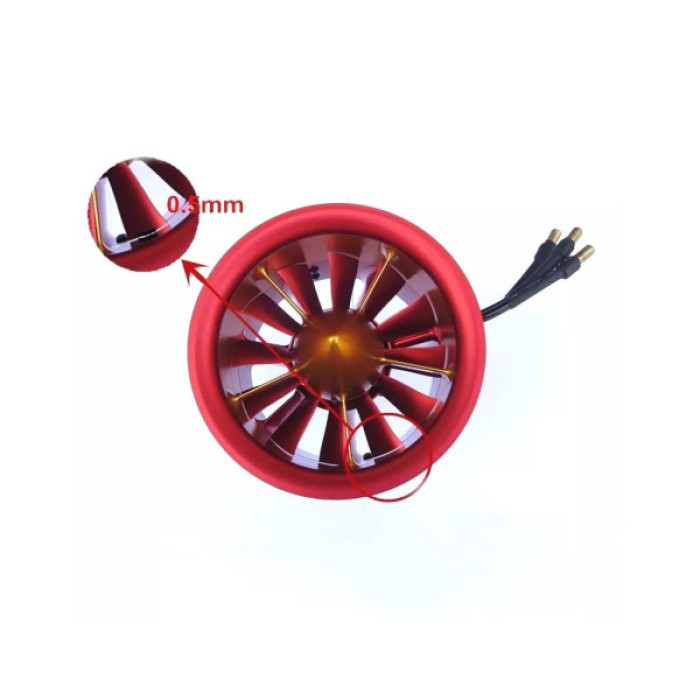 Двигун для дрона JP Hobby EDF Ducted Fan JP Hobby 70mm + 4-6S (7S*) Motor 2250Kv (CW) (JPH-CW)