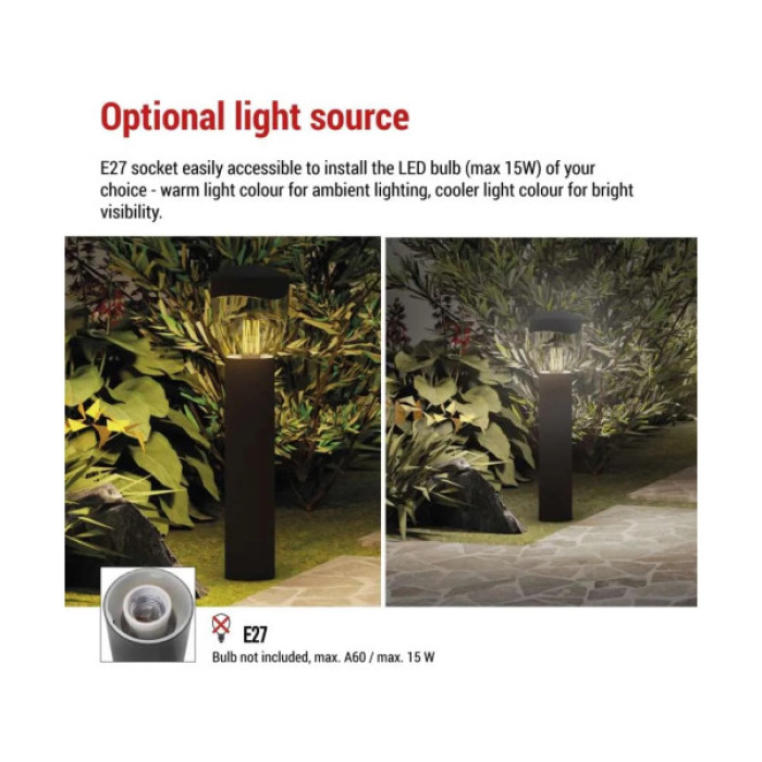 Світильник EMOS E27 15 Вт IP44 (ZGA0A0P)