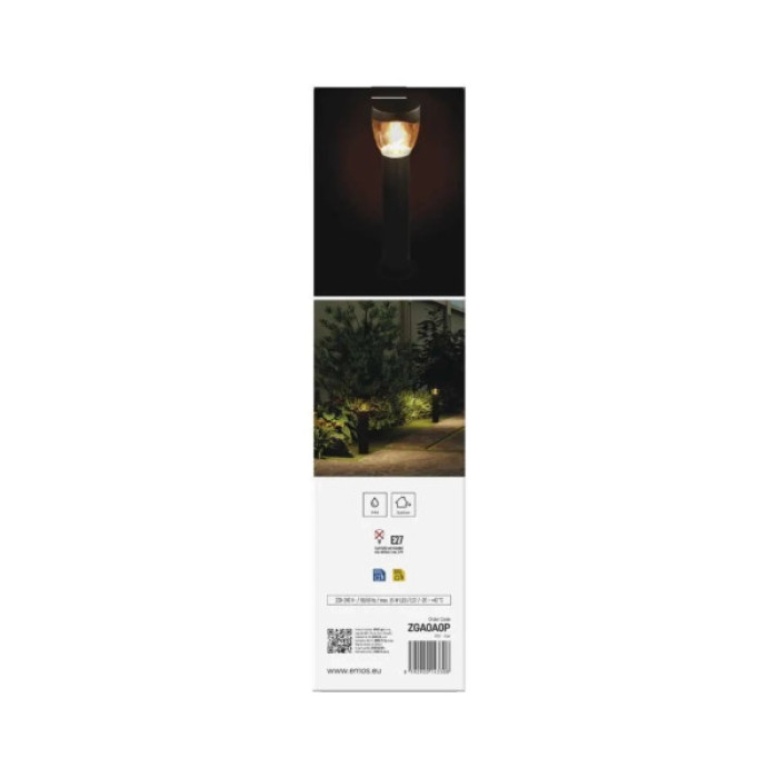 Світильник EMOS E27 15 Вт IP44 (ZGA0A0P)