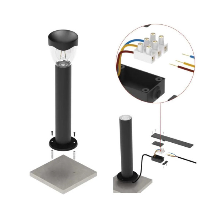 Світильник EMOS E27 15 Вт IP44 (ZGA0A0P)