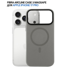 Чохол до мобільного телефона BeCover FIBRA ArcLine MagSafe Apple iPhone 17 Pro Gray (715384)