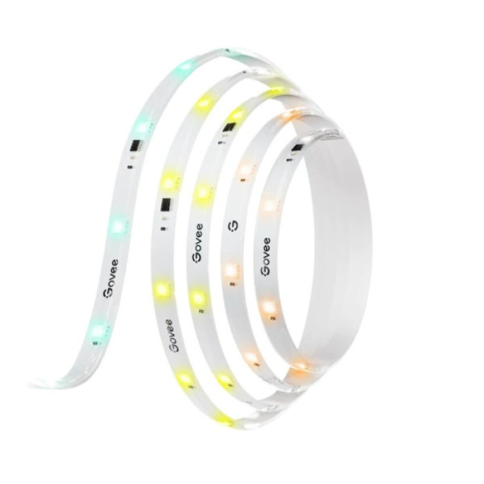 Світлодіодна стрічка Govee RGBIC Basic Wi-Fi + Bluetooth LED Strip Light With Protective Coating 10м Білий (H619C3D1)
