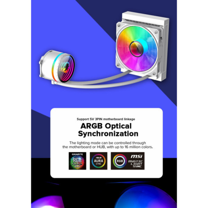 Система рідинного охолодження Gamemax Iceburg 120 WH