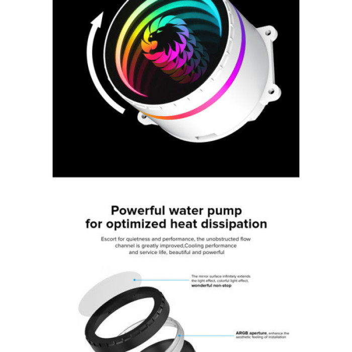 Система рідинного охолодження Gamemax Iceburg 120 WH