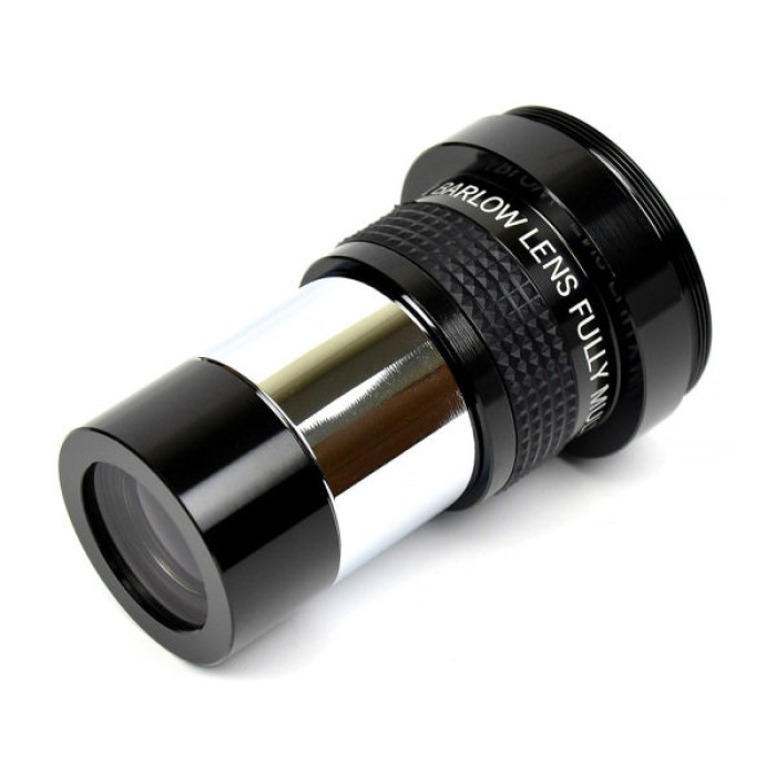 Аксесуар до мікроскопів Sigeta Лінза Барлоу 2x, 1.25" (з адаптером для камери) (65091)