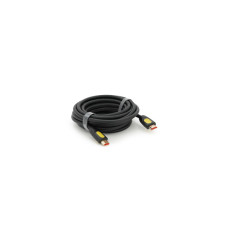 Кабель мультимедійний HDMI M to HDMI M 5.0m V2.0 4K UHD black VEGGIEG (YT-HDMI(M)/(M)HA-5/19714)