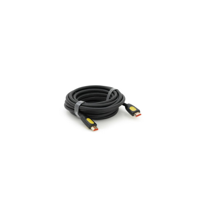 Кабель мультимедійний HDMI M to HDMI M 5.0m V2.0 4K UHD black VEGGIEG (YT-HDMI(M)/(M)HA-5/19714)